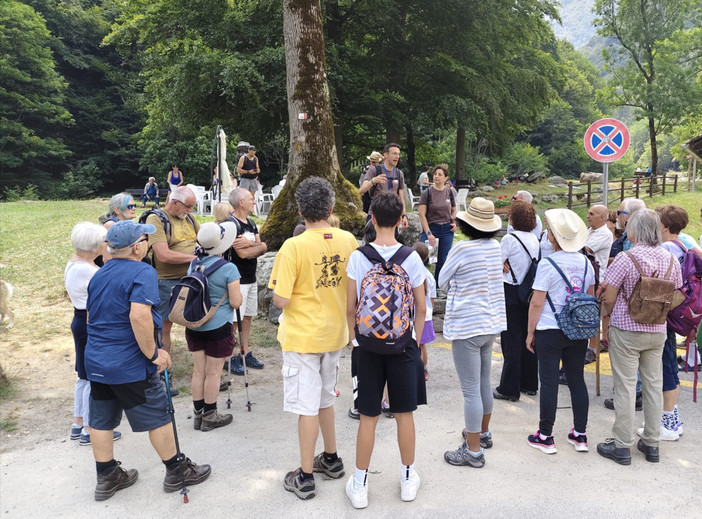 Partecipazione a Piedicavallo per la passeggiata guidata tra antiche rogge e vicende storiche della Valle Cervo FOTO
