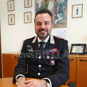 Biella, ai saluti il comandante provinciale dei Carabinieri Marco Giacometti