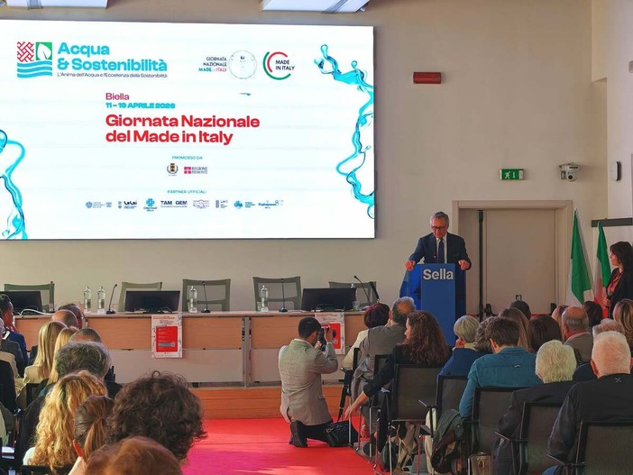 Biella, al via la Settimana del Made in Italy (foto dalla pagina Facebook di Città di Biella)