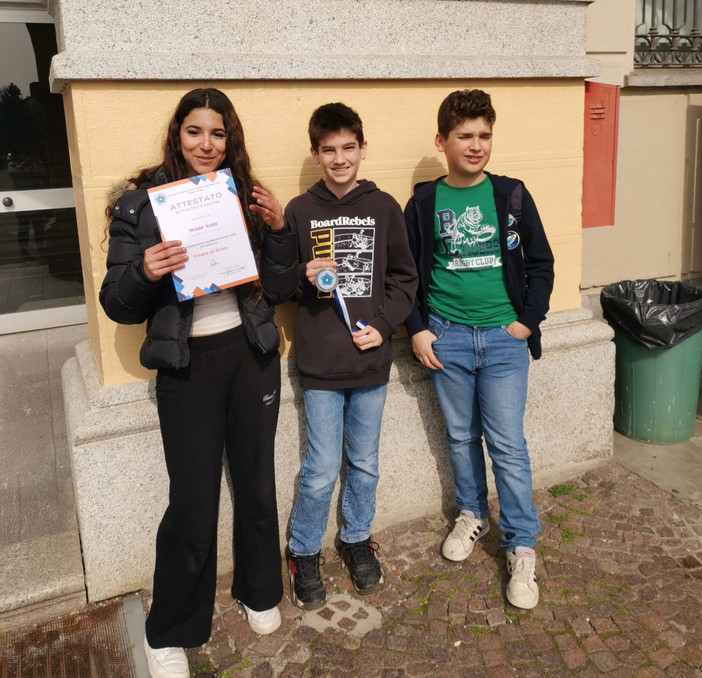 Gare Matematiche del Mediterraneo, Federico Rama delle medie di Biella Chiavazza sul podio della finale