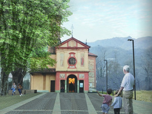Graglia, nuovo volto per la piazza della Chiesa della Madonna della Neve Graglia, nuovo volto per la piazza della Chiesa della Madonna della Neve