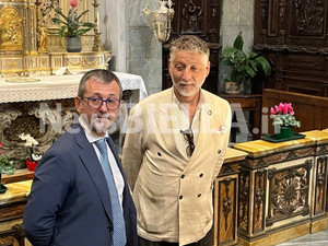 Biella, il ministro della Cultura Giuli in visita a Oropa. Delmastro: “Il Governo Meloni mantiene l’impegno per il Santuario” (foto e video di Massimo Giacobbe in esclusiva per Newsbiella.it) Biella, il ministro della Cultura Giuli in visita a Oropa. Delmastro: “Il Governo Meloni mantiene l’impegno per il Santuario” (foto e video di Massimo Giacobbe in esclusiva per Newsbiella.it)