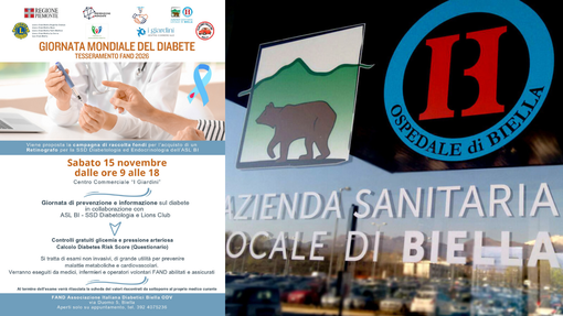 Giornata Mondiale del Diabete: controlli gratuiti e prevenzione a Biella