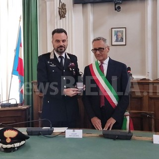 Carabinieri, il Colonnello Marco Giacometti nell’Albo d’Onore della Città di Biella FOTO e VIDEO
