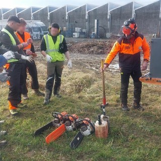 A Gaglianico un corso di formazione per l’utilizzo in sicurezza della motosega