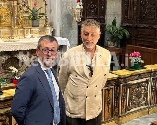 Biella, il ministro della Cultura Giuli in visita a Oropa. Delmastro: “Il Governo Meloni mantiene l’impegno per il Santuario” (foto e video di Massimo Giacobbe in esclusiva per Newsbiella.it) Biella, il ministro della Cultura Giuli in visita a Oropa. Delmastro: “Il Governo Meloni mantiene l’impegno per il Santuario” (foto e video di Massimo Giacobbe in esclusiva per Newsbiella.it)
