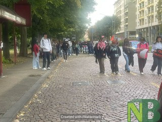 Gaza, studenti in piazza a Biella FOTO Giuliana Mosca Gaza, studenti in piazza a Biella FOTO Giuliana Mosca