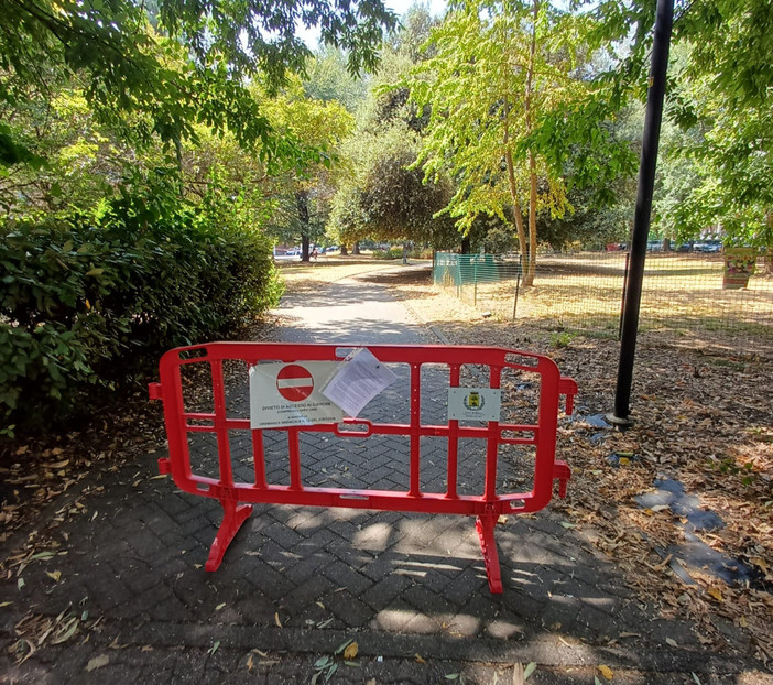 Biella, Giardini Vittorio Emanuele II poco sicuri per caduta rami, scatta la chiusura Biella, Giardini Vittorio Emanuele II poco sicuri per caduta rami, scatta la chiusura