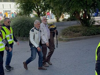 Rievocazione del circuito motociclistico di Biella 1939, ospite d'onore: Giacomo Agostini FOTO Davide Finatti