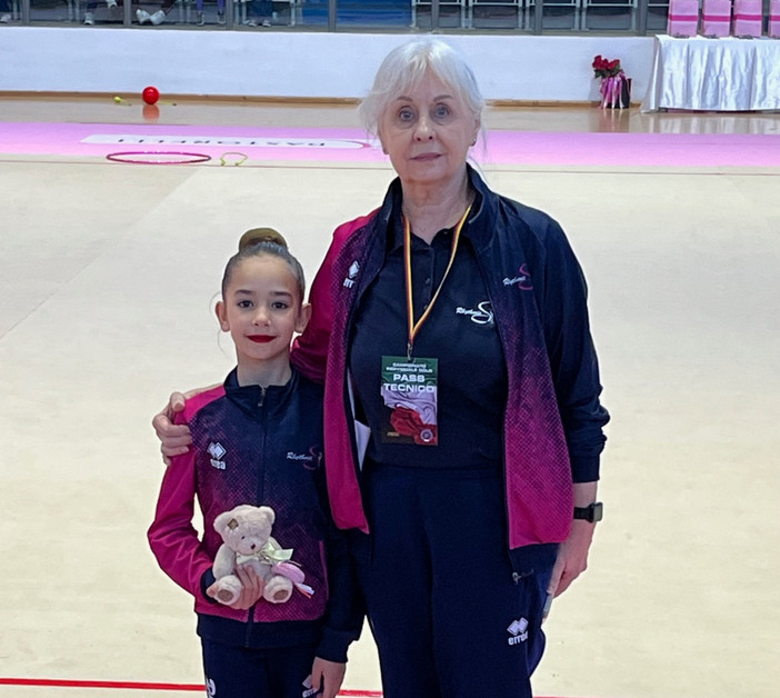 Rhythmic School, Grace Giardina ottava a Chieti nella finale nazionale Allieve Gold GR