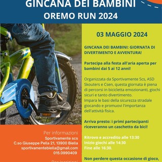 Partecipa anche tu alla Gincana dei bambini a Cascina Oremo