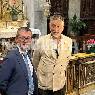 Biella, il ministro della Cultura Giuli in visita a Oropa. Delmastro: “Il Governo Meloni mantiene l’impegno per il Santuario” (foto e video di Massimo Giacobbe in esclusiva per Newsbiella.it)