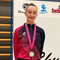 Rhythmic School, Martina Brocchi sul secondo gradino del podio nella prova regionale GR LE Rhythmic School, Martina Brocchi sul secondo gradino del podio nella prova regionale GR LE