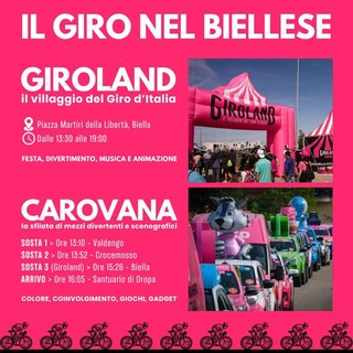 A Biella “Giroland”: il villaggio del Giro d’Italia.