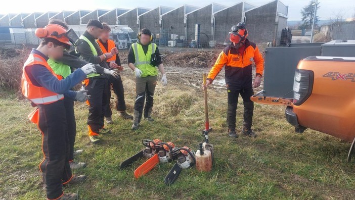 A Gaglianico un corso di formazione per l’utilizzo in sicurezza della motosega