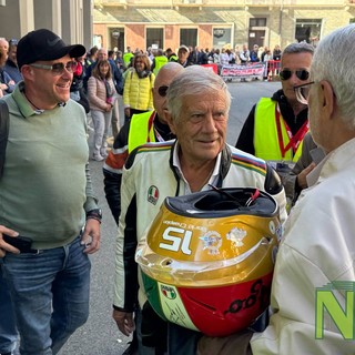 Rievocazione del circuito motociclistico di Biella 1939, ospite d'onore: Giacomo Agostini FOTO Davide Finatti