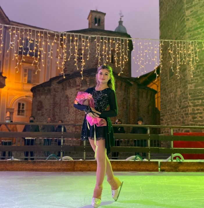 Isabel Falcetto sulla pista di Biella Isabel Falcetto sulla pista di Biella