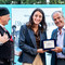 Nell’immagine, il vicesindaco Sara Gentile consegna una targa ricordo all’imprenditore Alberto Savio