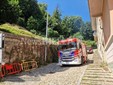 Biella, incendio all'Orto del Piazzo: Vigili del Fuoco al lavoro Biella, incendio all'Orto del Piazzo: Vigili del Fuoco al lavoro