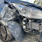 Villanova Biellese, perde il controllo dell'auto in rotonda  e finisce fuori strada (foto di repertorio)