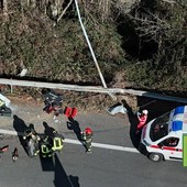 Incidente in Superstrada, due persone in ospedale: è un tamponamento tra auto (servizio di Mauro Benedetti per newsbiella.it)
