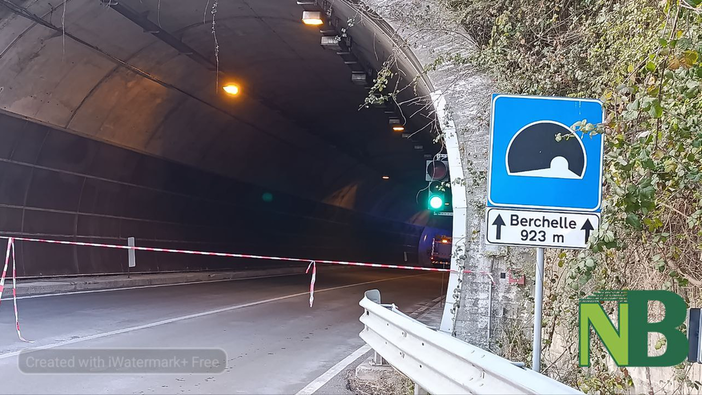 Valdilana, lavori di manutenzione alla galleria Berchelle: cambia la viabilità (foto di repertorio)