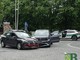 Biella, schianto in rotonda tra due auto