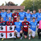 Un momento della festa di fine stagione di Su Nuraghe Calcio Biella e le due squadre prima della disputa dei play-off Un momento della festa di fine stagione di Su Nuraghe Calcio Biella e le due squadre prima della disputa dei play-off
