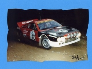 Serena-Martino 1985 su Lancia 037 sterrato alla Bossola foto copyright Roberto Marchisotti Serena-Martino 1985 su Lancia 037 sterrato alla Bossola foto copyright Roberto Marchisotti