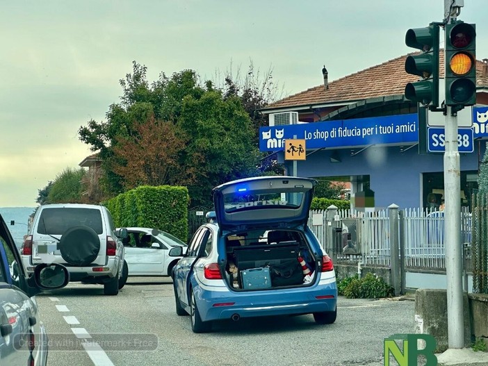 Tamponamento a Occhieppo Inferiore, interviene la Polizia FOTO Tamponamento a Occhieppo Inferiore, interviene la Polizia FOTO