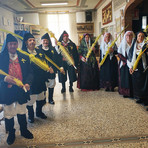 Nell’immagine d'archivio, un momento prima della partenza dalla sede di Su Nuraghe