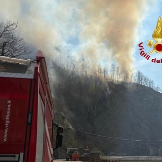Dal Nord Ovest - Incendio in Alta Valsesia, continua la battaglia contro il fuoco FOTO