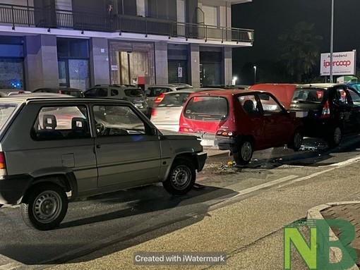 Gaglianico, scontro fra auto in via  Matteotti: sono 3 i mezzi coinvolti - Servizio di Giuliana Mosca per newsbiella.it