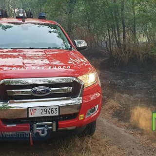 Vigili del Fuoco a Pollone per l’incendio di un sottobosco (foto di repertorio)