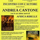Brusnengo ospita Andrea Cantone: incontro con l’autore di "Africa ribelle" Brusnengo ospita Andrea Cantone: incontro con l’autore di "Africa ribelle"