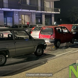 Gaglianico, scontro fra auto in via  Matteotti: sono 3 i mezzi coinvolti - Servizio di Giuliana Mosca per newsbiella.it