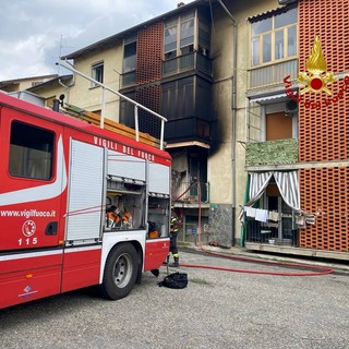 Biella, fiamme in un’abitazione di Pavignano: non è più agibile