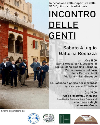 Alla Galleria Rosazza torna l’Incontro delle Genti: storia, musica e memoria in quota