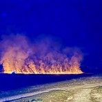 Brucia nuovamente la Baraggia a Candelo