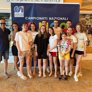 Quattro podi per In Sport Rane Rosse Valdilana ai campionati nazionali Csi