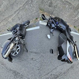 Un sabato segnato dagli incidenti, uomo a terra con lo scooter sulle strade di Tollegno
