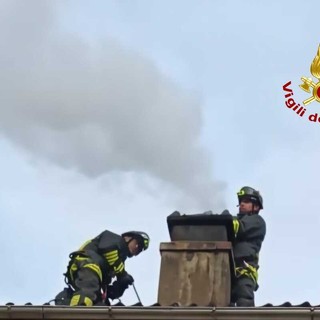 Dal Nord/Ovest: Incendio camino a Cravagliana, intervengono i Vigili del Fuoco