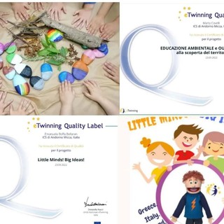 L'Istituto comprensivo di Andorno Micca premiato con due Quality Label eTwinning