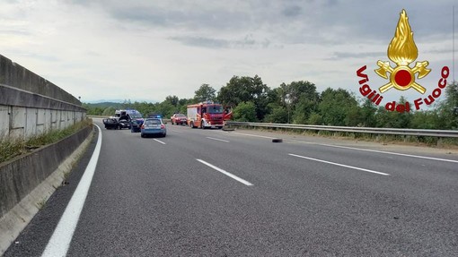 Dal nord ovest: Incidente in autostrada, deceduto il conducente