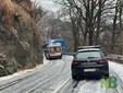 Scontro auto-bus sulla strada per Oropa, modifiche alla viabilità FOTO e VIDEO Davide Finatti per newsbiella.it