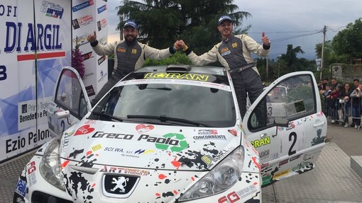 Biella Corse sul gradino più alto del podio al Rally Terra di Argil