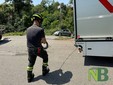 Pettinengo, auto fuori strada FOTO Davide Finatti per newsbiella.it