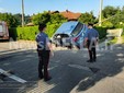 Valdengo, auto fuori strada contro una recinzione FOTO e VIDEO Mauro benedetti per newsbiella.it
