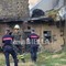 Donato, a fuoco un fienile: l’alta colonna di fumo notata anche dalla strada della Settimo Vittone (servizio di Giacomo Chiarini per newsbiella.it)