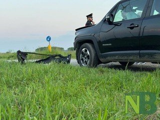 Violento scontro tra auto tra Castelletto Cervo e Mottalciata FOTO Davide Finatti per newsbiella.it